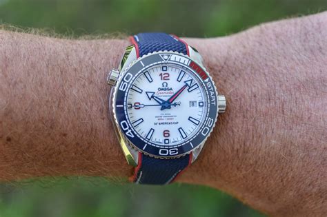 omega seamaster planet ocean america cup.